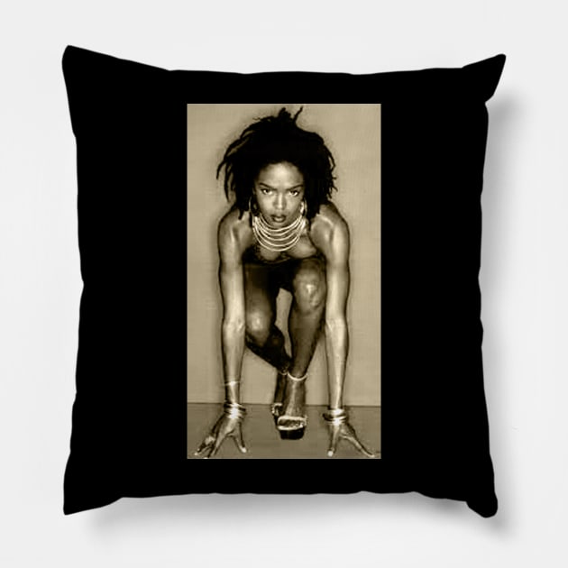 Lauryn Hill Pillow by BLACKLEAF