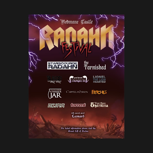 Elden Ring Radahn Festival Poster 4 by perdewtwanaus