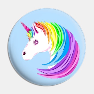 Rainbow Unicorn Pin