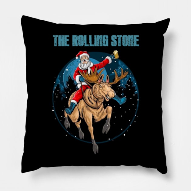 THE ROLLING STONE BAND XMAS Pillow by a.rialrizal