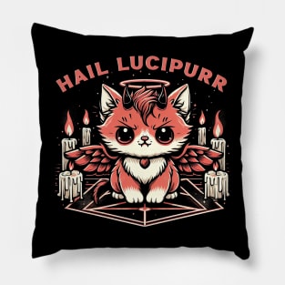 Hail Lucipurr Pillow