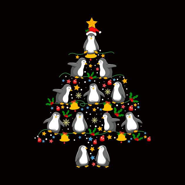 Cute Penguin Christmas Tree Gift Decor Xmas Tree by saugiohoc994