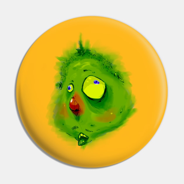 Twisted Grinch Pin by Ninjanese_art