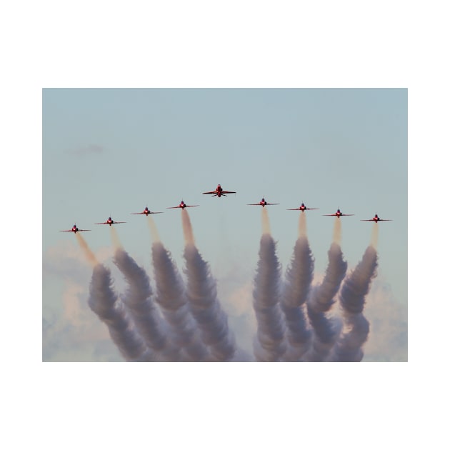 RAF Red Arrows head-on by captureasecond