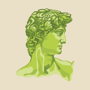 Michelangelo's David Pop Art Portrait T-Shirt