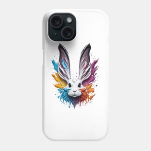 Rabbit splash art T3 Phone Case