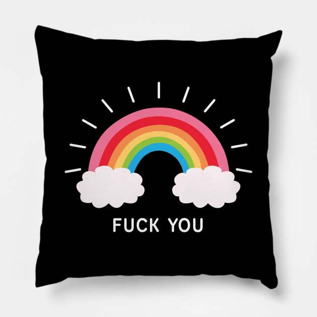 Fuck You Pillow by Dopamine Creative