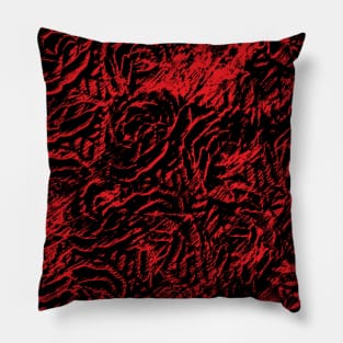 Distressed Roses Pillow