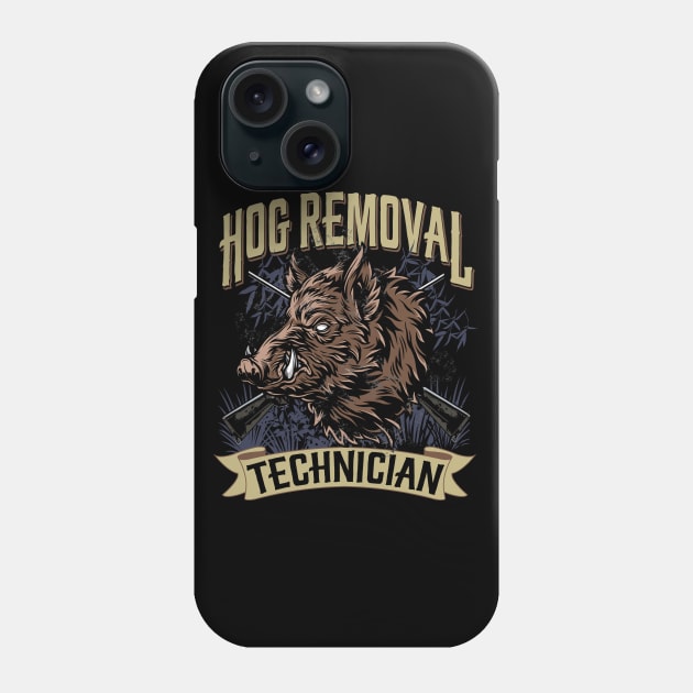 Hog Hunting Pig Boar Phone Case by Jandjprints