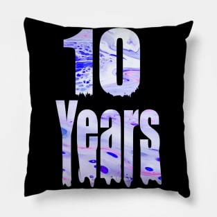 10 Years Pillow