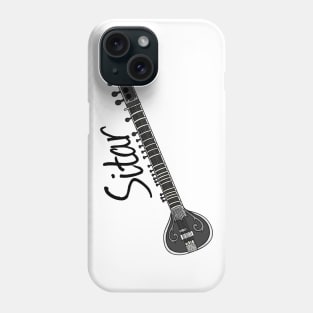 Sitar Player Sitarist Musician Phone Case