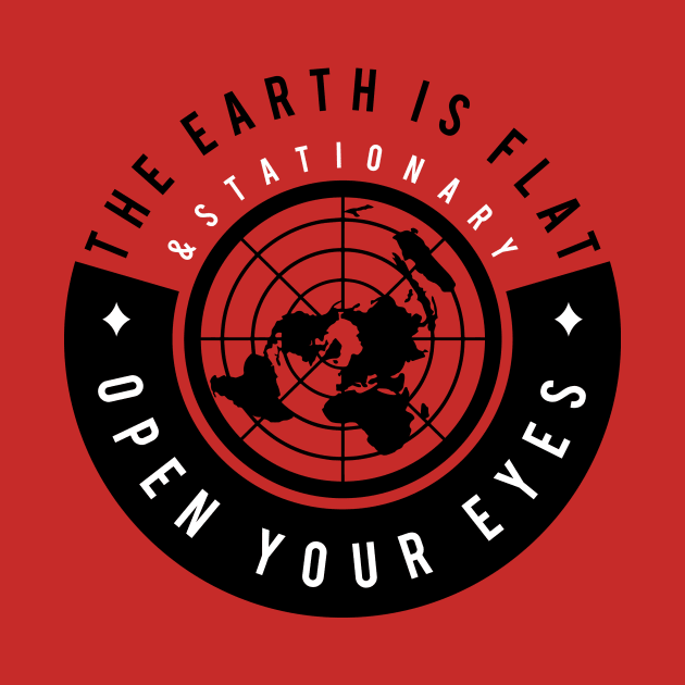 Flat Earth Circle Logo by VeesTees