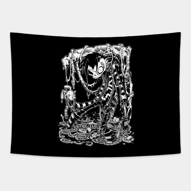 Zombnny Tapestry by JEHSEE