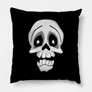 Halloween Trick Or Treat Funny Skull Cute Skeleton Pillow