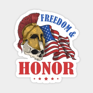 Army Freedom and Honor Veteran Magnet