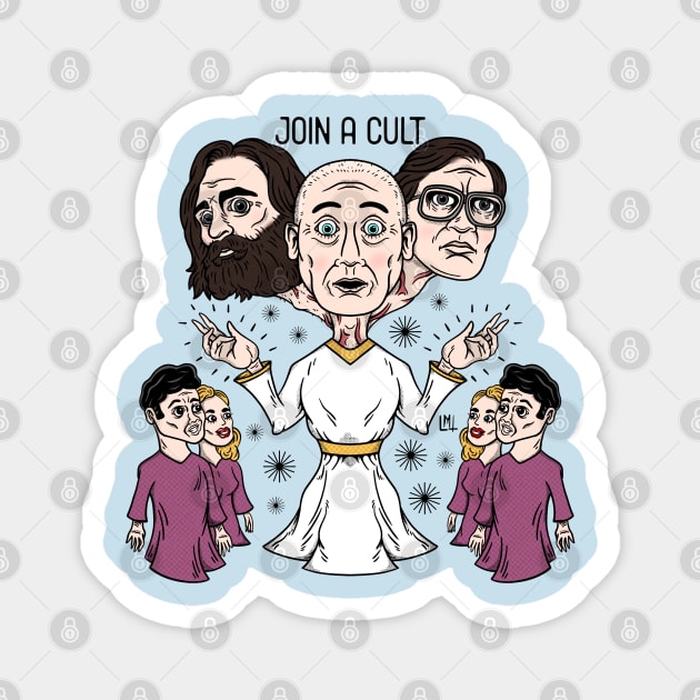 Join A Cult Magnet by LoudMouthThreads