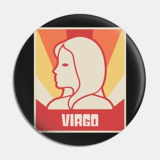 Virgo – Vintage Astrology Zodiac Sign Pin
