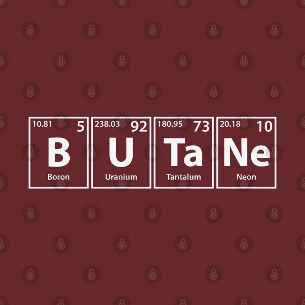 Butane (B-U-Ta-Ne) Periodic Elements Spelling by cerebrands