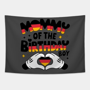 Mom and Dad Mommy Of The Birthday Boy Family Matching Mouse Tapestry