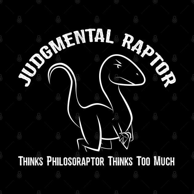 Judgmental Raptor - Philosoraptor by Ryan Bangerter Art