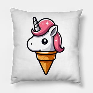 Unicone Funny Pun For Unicorn Lover And Ice Cream Lover Pillow