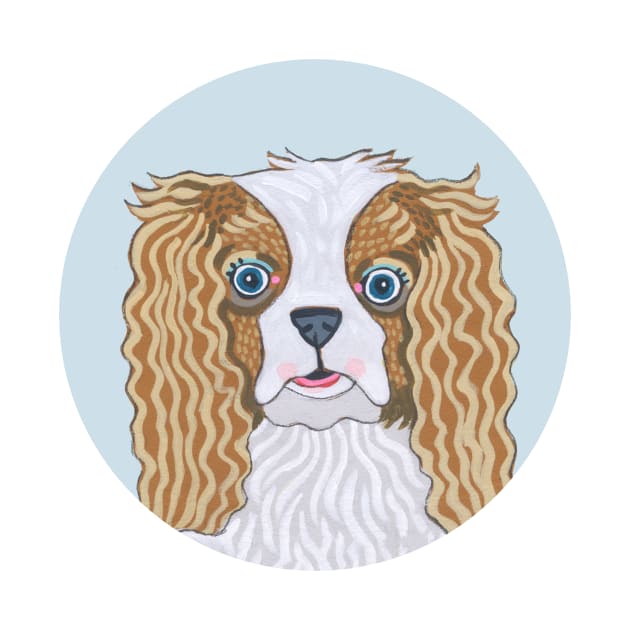 Cute Spaniel Dog by jenniferdavisart