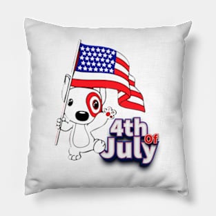 American Flag Bullseye Team Member Pillow