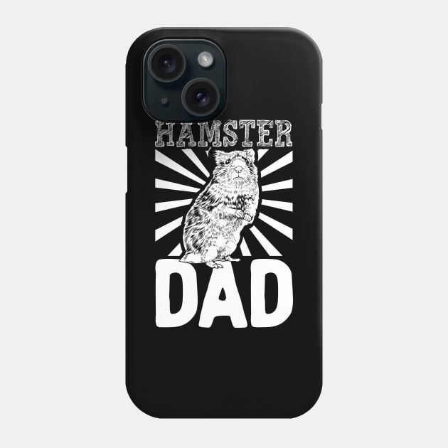 Hamster lover - Hamster Dad Phone Case by Modern Medieval Design