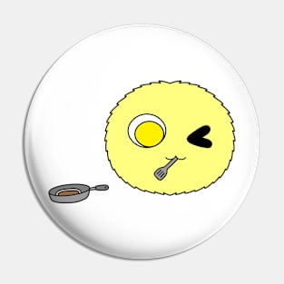 Pancake Flipper Puff Pin