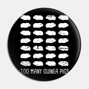 Cute And Funny Pet Guinea Pig Graphic Pin