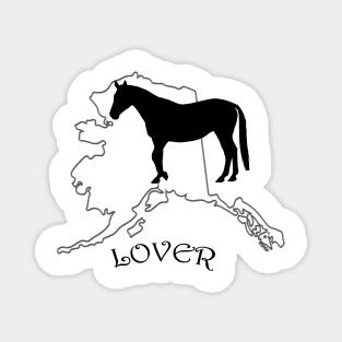 Alaska Horse Lover Gifts Magnet