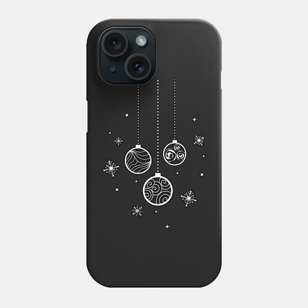 Night Christmas Ornaments Phone Case by RedRubi