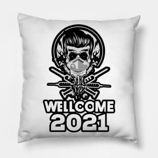 New Year t-shirt Pillow