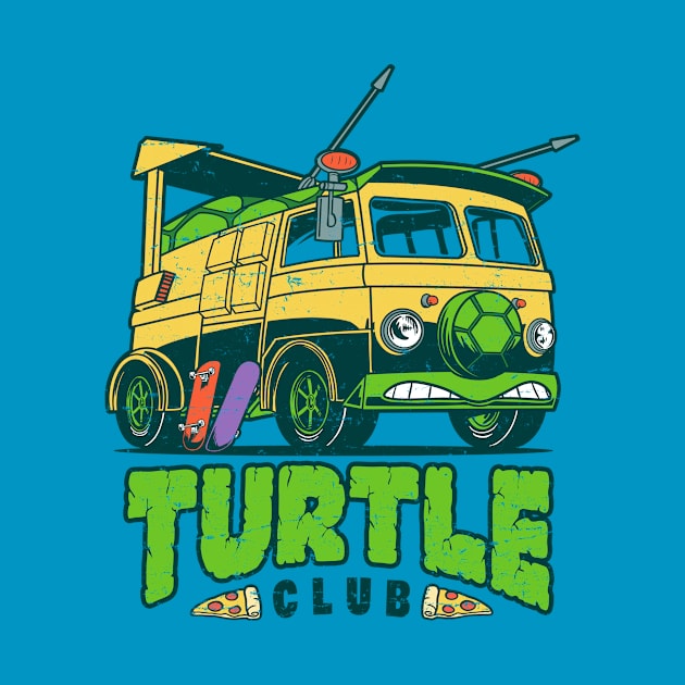 Turtle club v2 by Cromanart