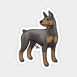 Dog - Doberman Pinscher - Blue and Tan Magnet