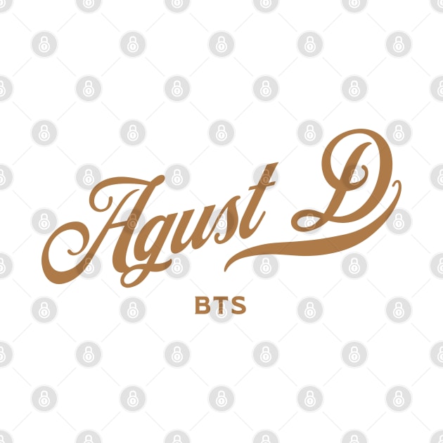 BTS Suga Yoongi Agust D name Morcaworks by Oricca