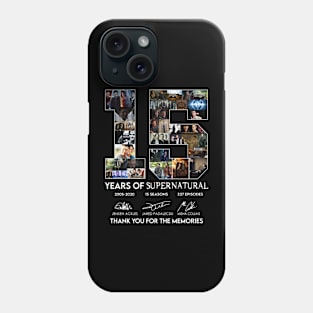 15 Years Of Supernatural Phone Case