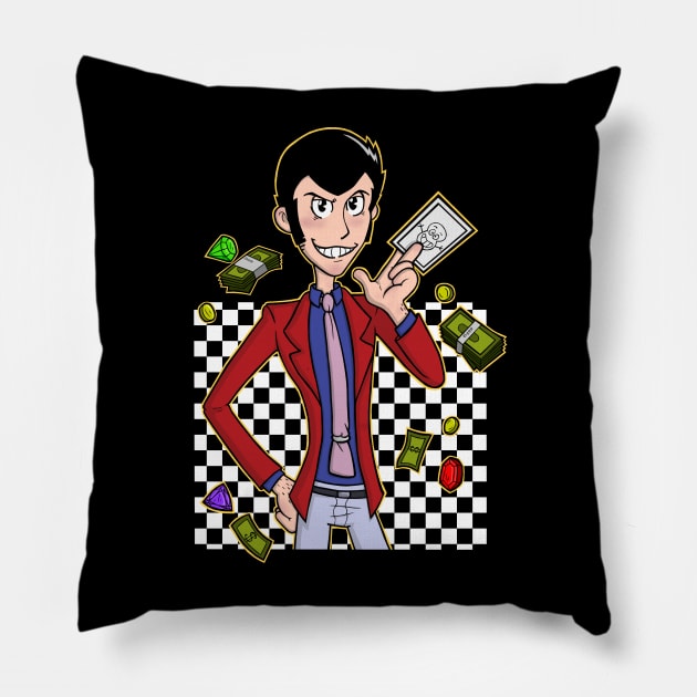 Gentleman Thief Pillow by Dante6499