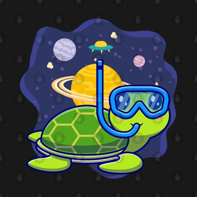 Space Turtle Funny by BeeFest