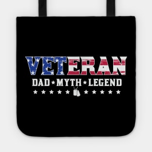 Veteran - Dad Myth Legend Tote