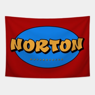 Norton Motorcycle Tapestry