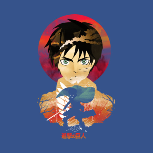 Discover Eren Sunset - Attack On Titan Anime - T-Shirt