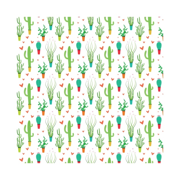 Cactus Love Pattern by DreamBox