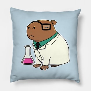 Capybara Scientist Costume Pillow