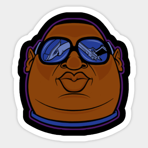 Kick In The Door Biggie Smalls Sticker Teepublic