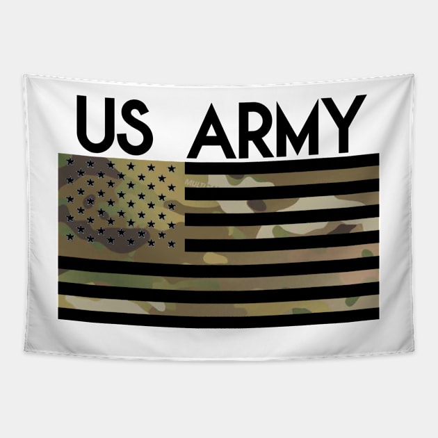 United States Army Flag Tapestry by Cataraga