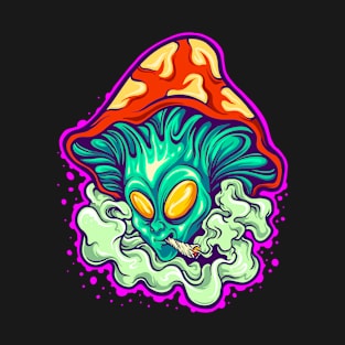 Mushroom Weed Smoker T-Shirt