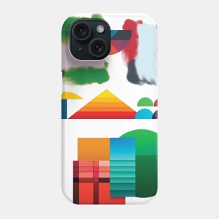 Clouds Color block Phone Case