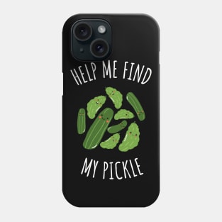 Help Me Find My Pickle Lost Pickle Funny Phone Case