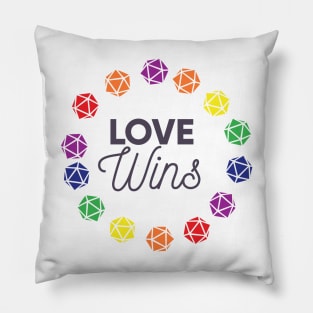 Pen and paper love wins gay Pillow